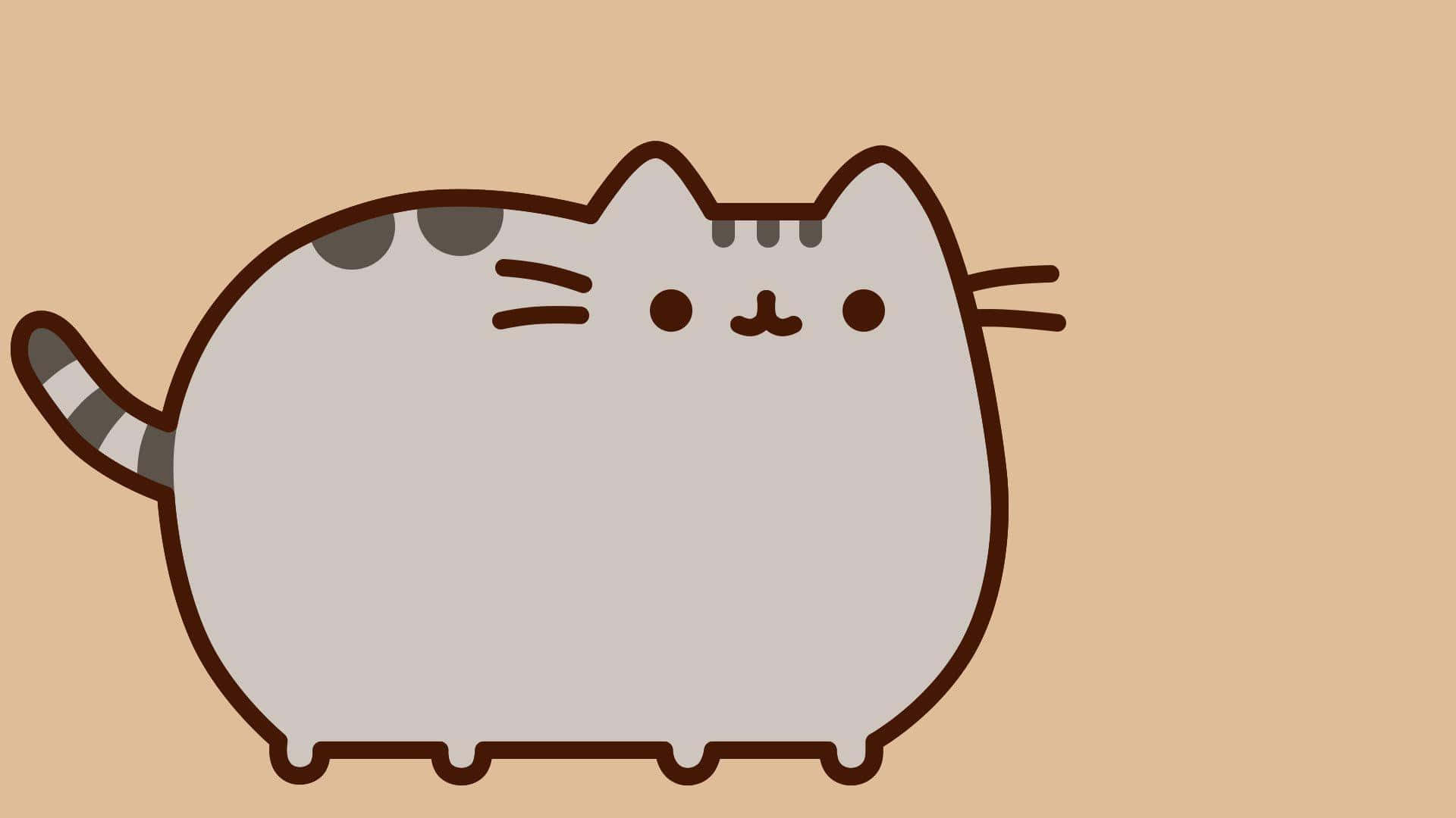 Show your fandom with the adorable Pusheen PC! Wallpaper