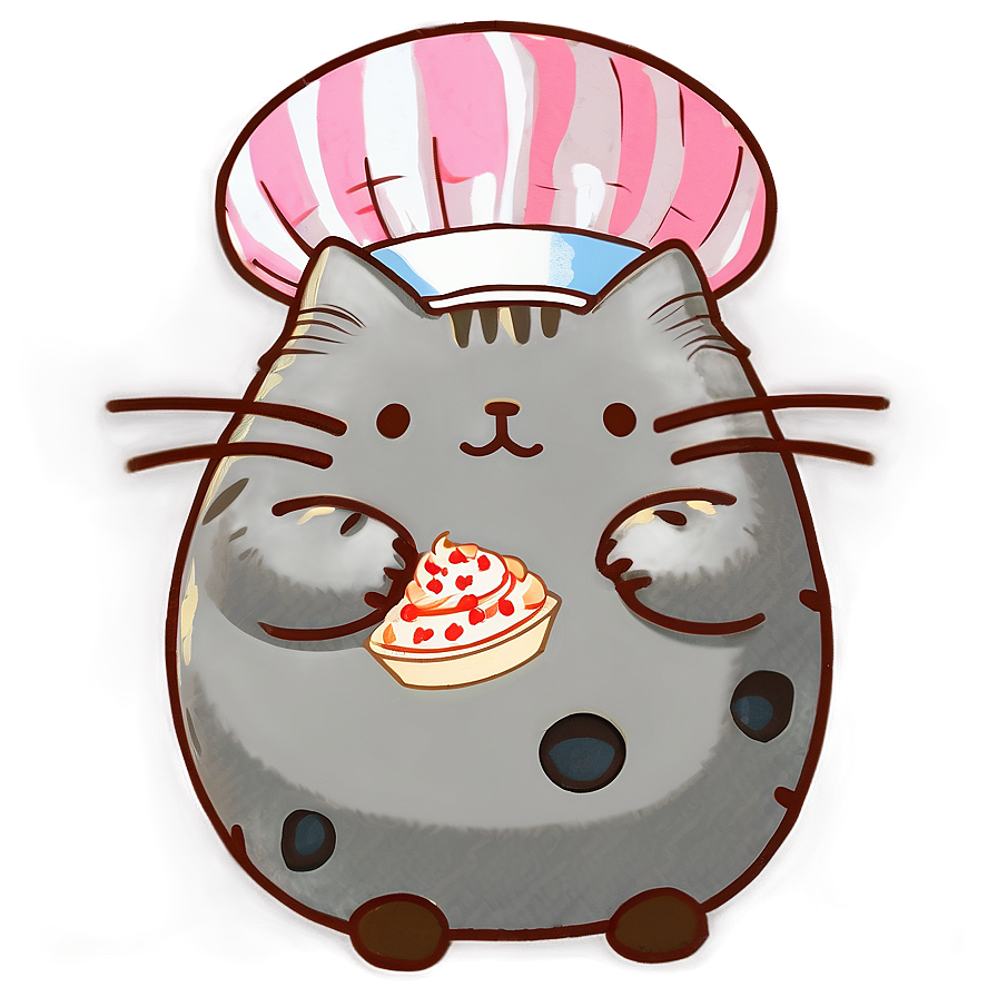 Pusheen The Baker Png 06112024 PNG