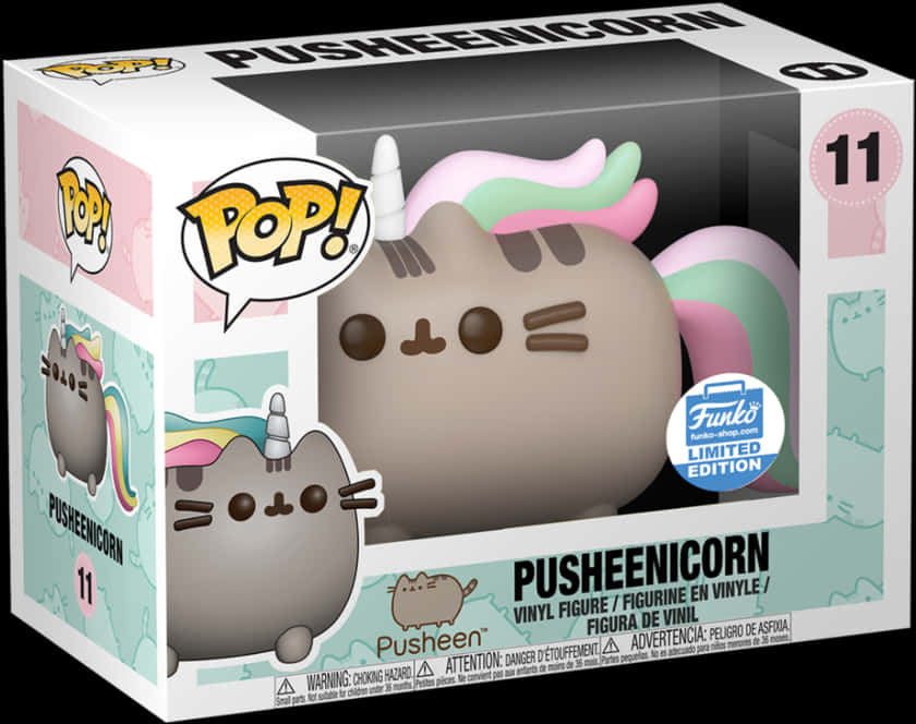 Pusheenicorn Funko Pop Limited Edition PNG