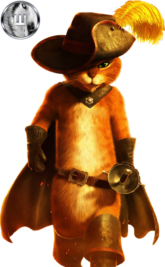 Puss In Boots Character Pose PNG