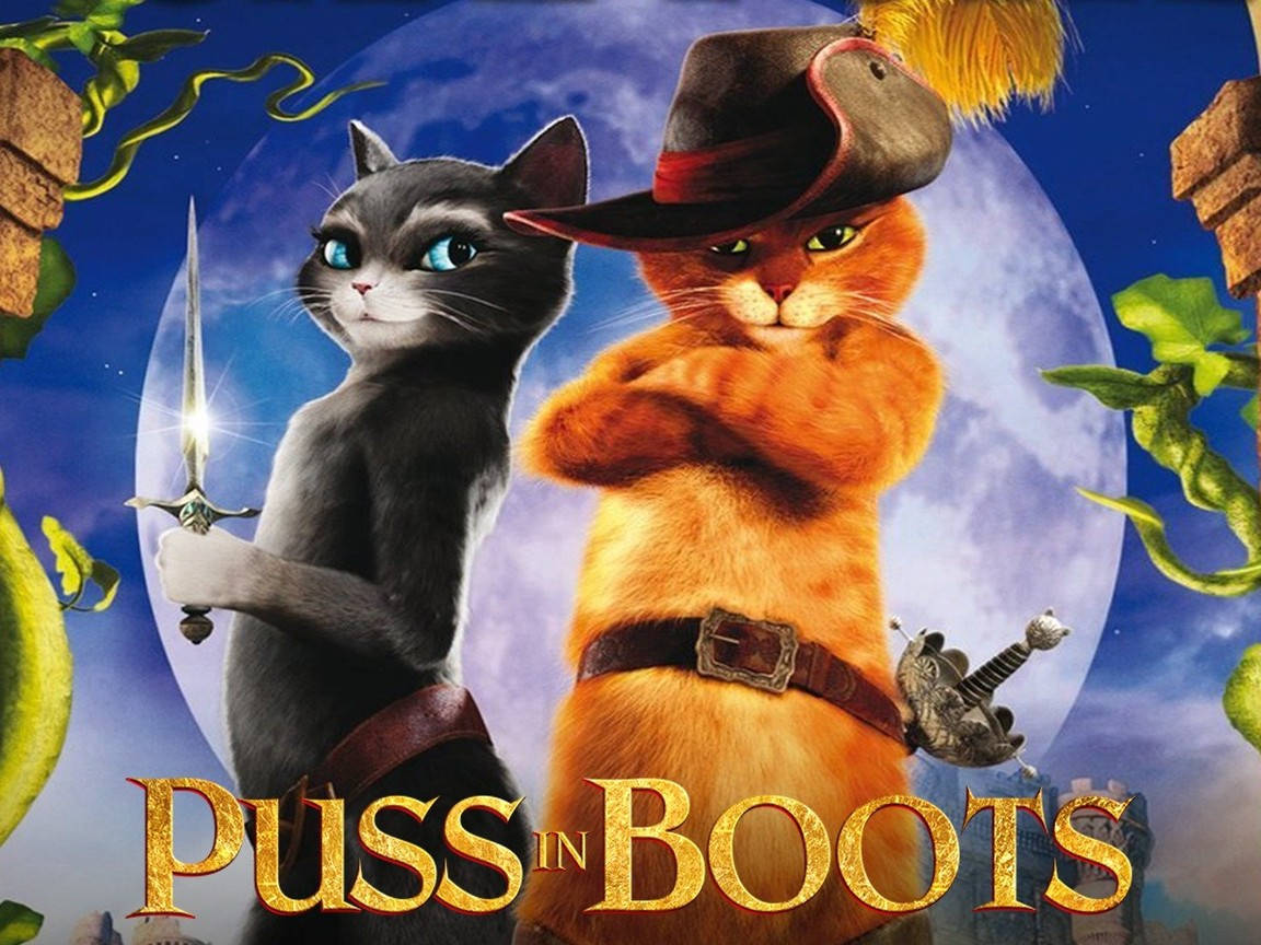 Puss In Boots Kitty Softpaws Wallpaper