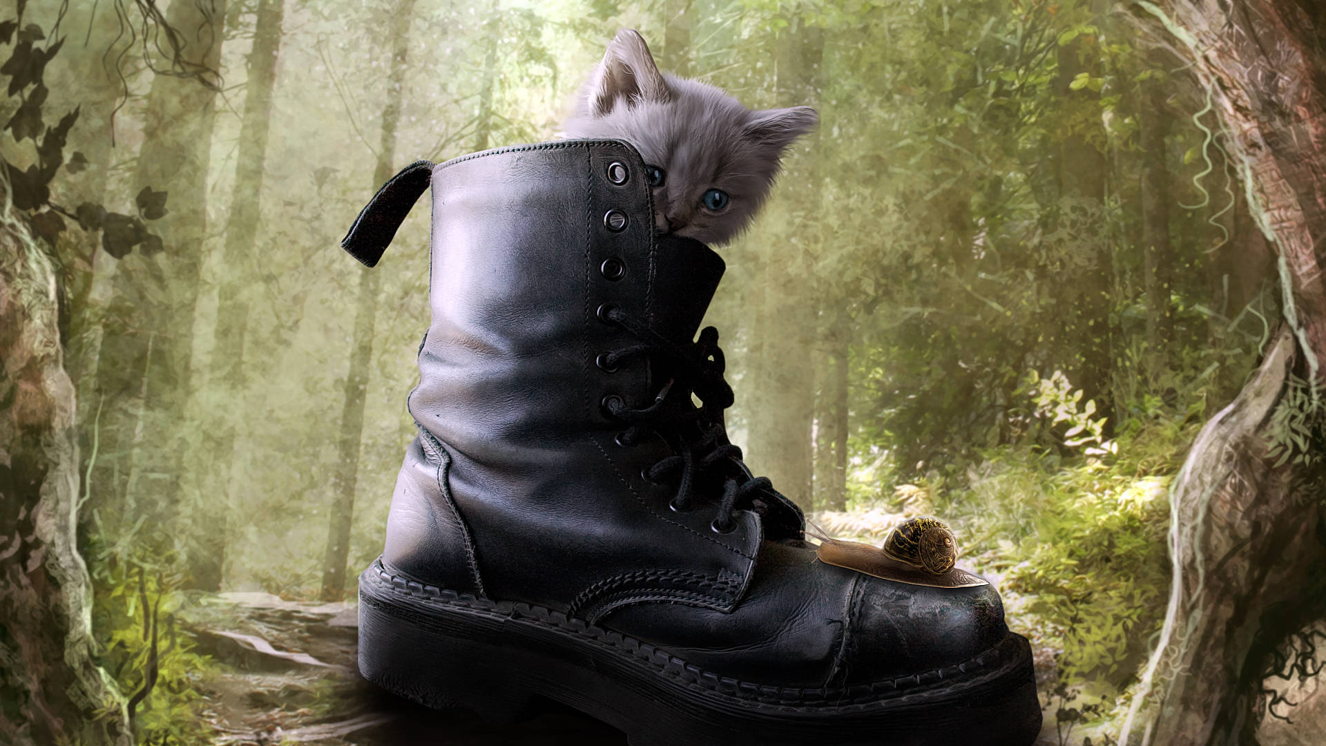 Pussin Boots Real (gato Con Botas Real) Fondo de pantalla