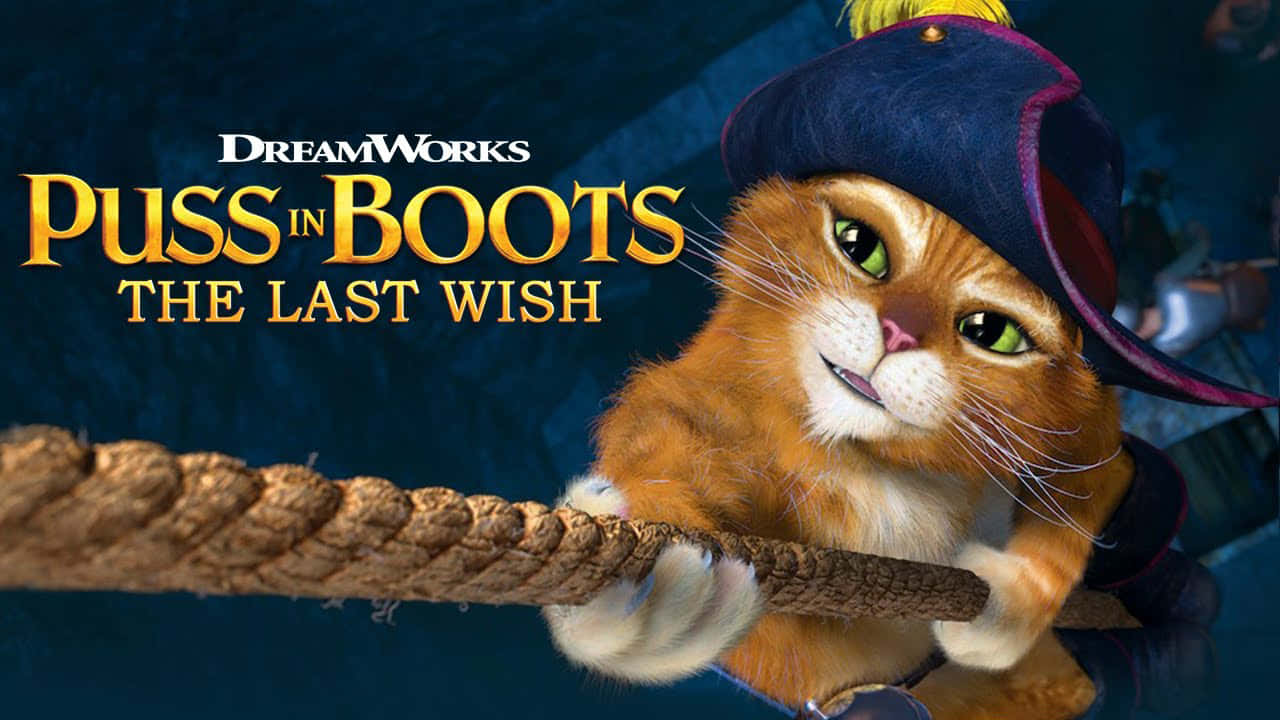 Puss In Boots The Last Wish Movie Promo Wallpaper
