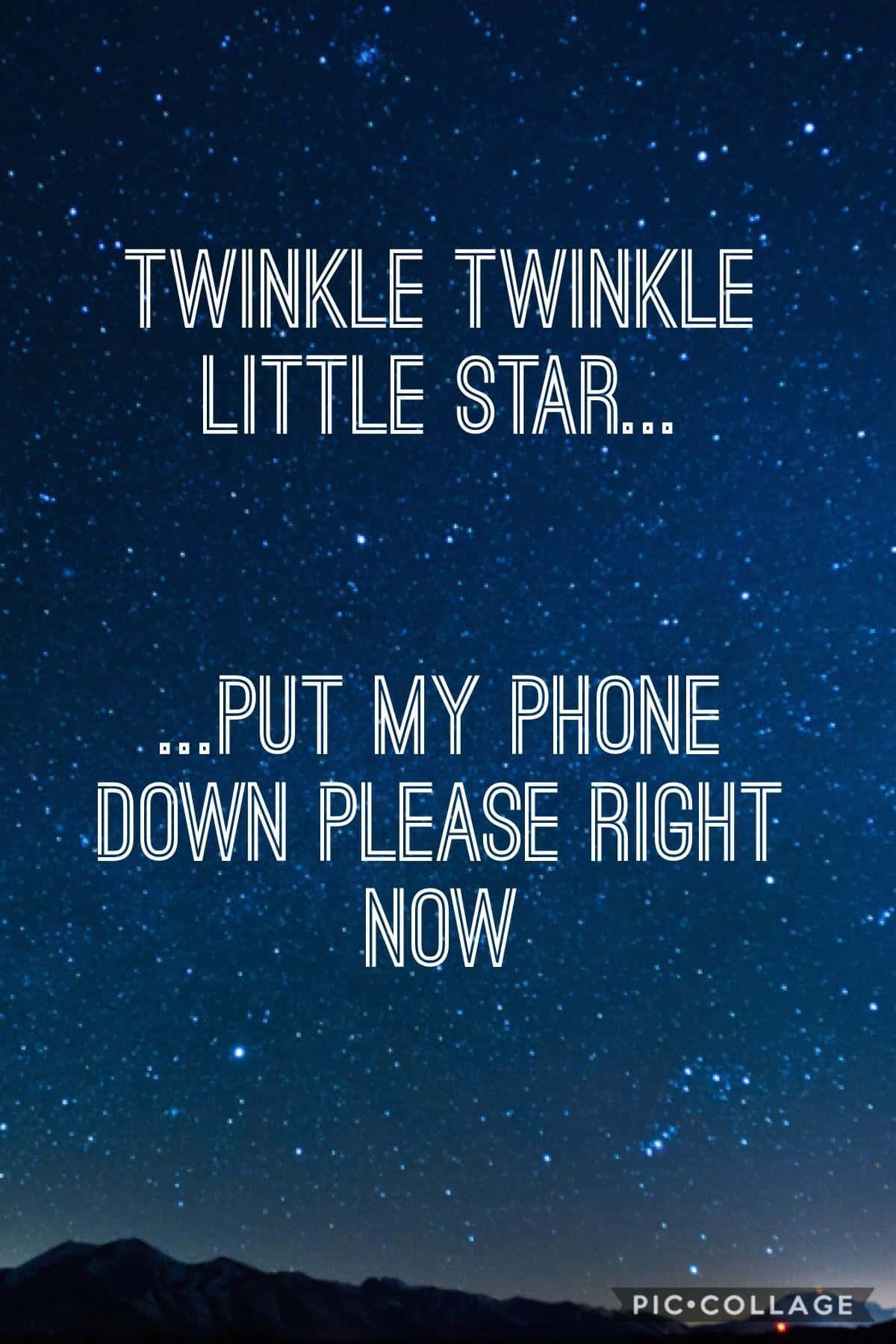 Twinkle Twinkle Little Star Wallpaper