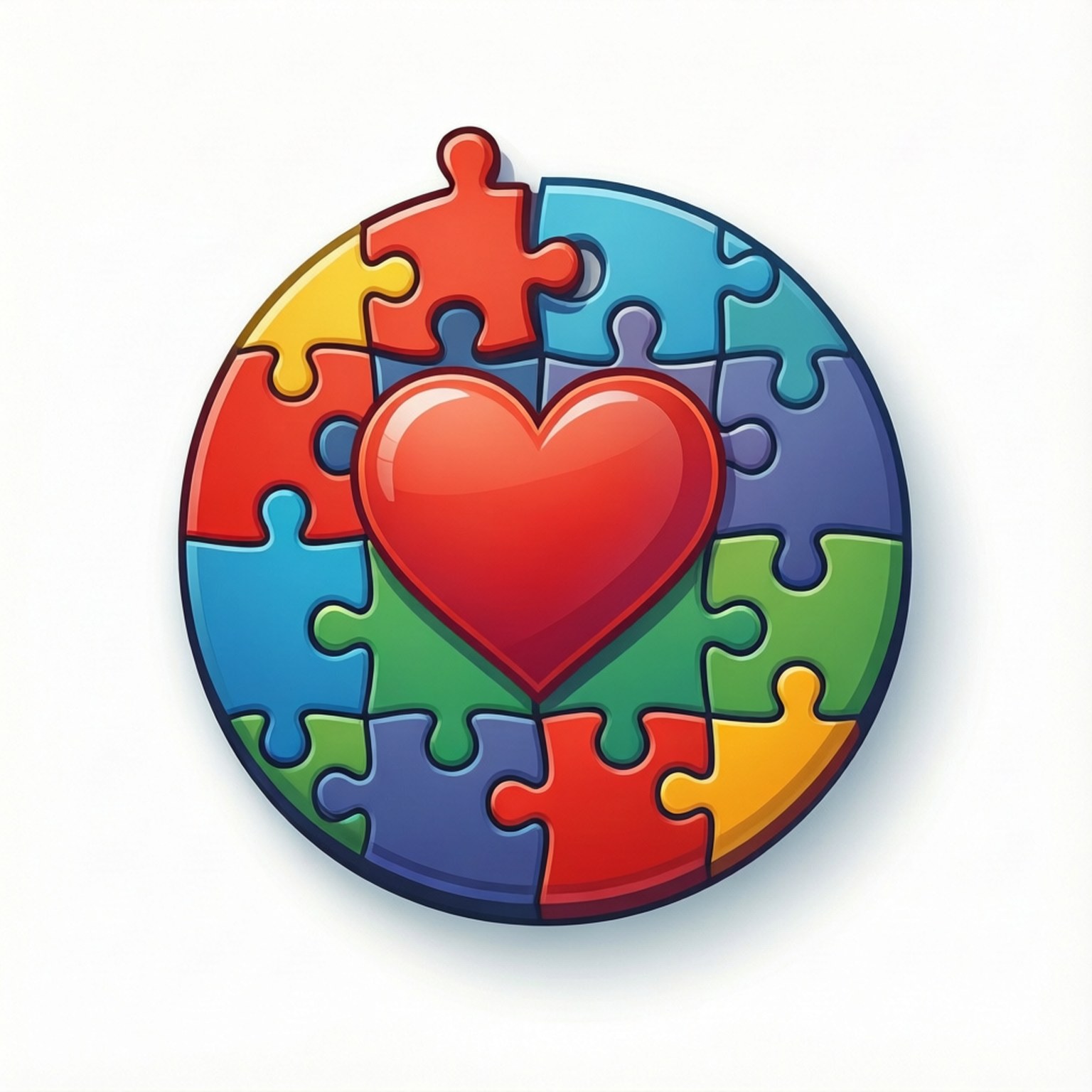 A puzzle piece donation button symbolizing togetherness