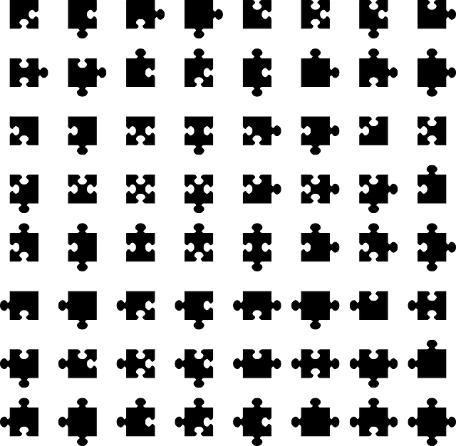 Puzzle Pattern Background PNG