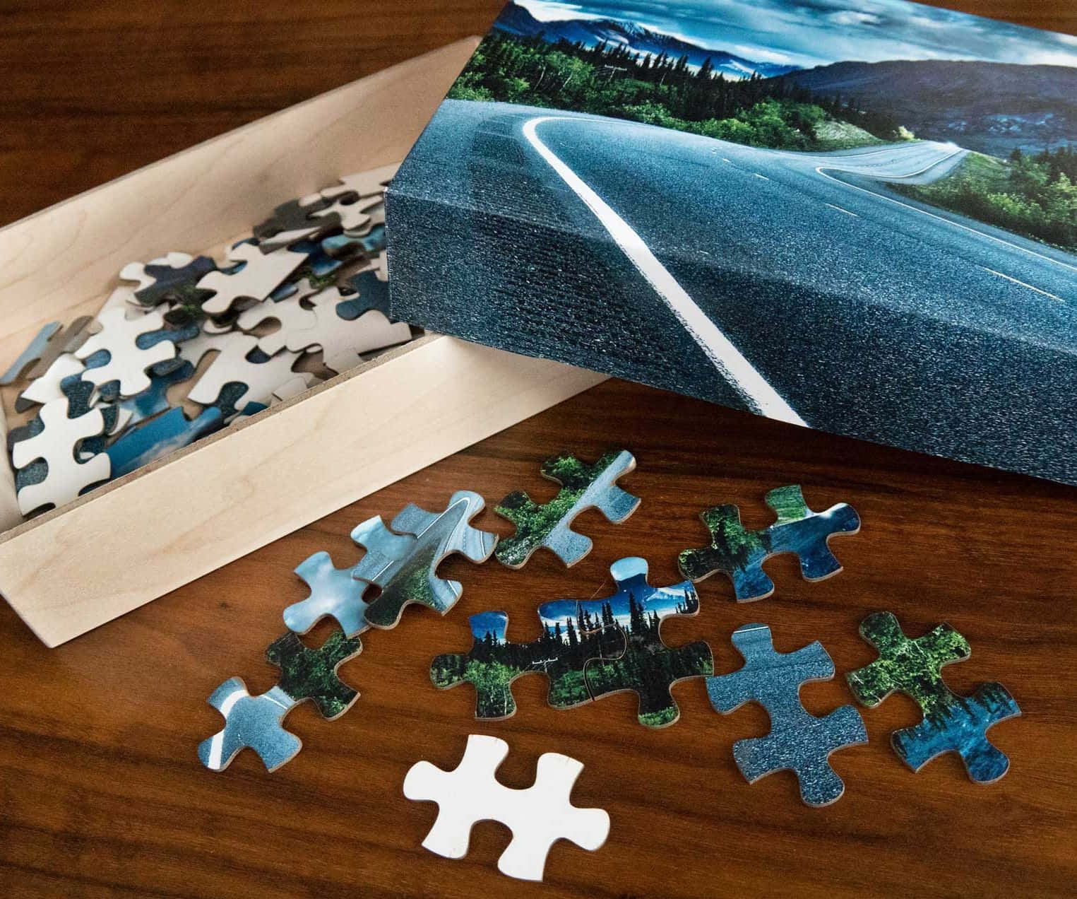 Puzzleteilereisemotiv Bild