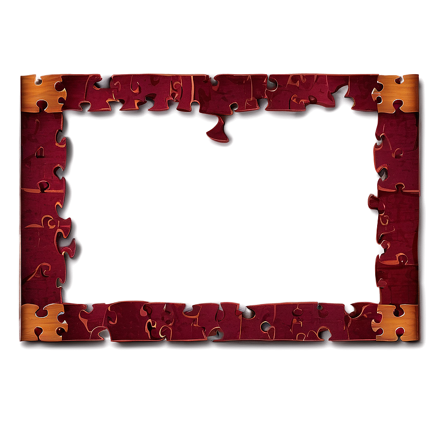 Puzzle Piece Picture Frame Png 05042024 PNG