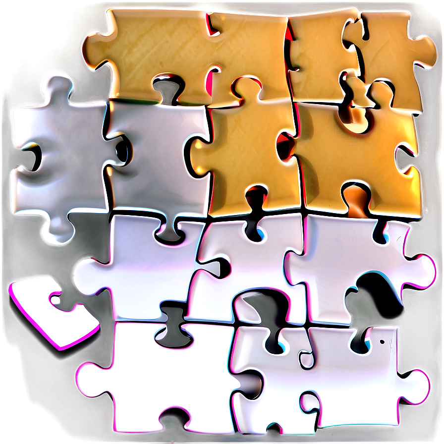 Puzzle Pieces A PNG