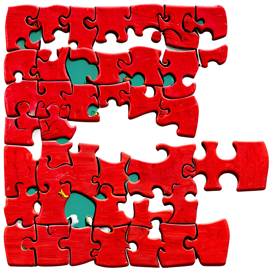 Puzzle Pieces Clipart Png 06132024 PNG