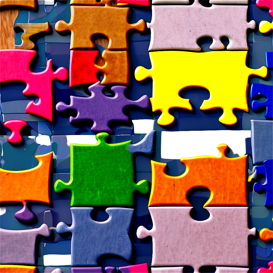 Puzzle Pieces Clipart Png Njo PNG