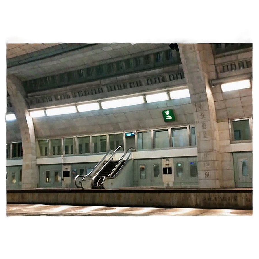 Pyongyang Metro Station Png 06242024 PNG