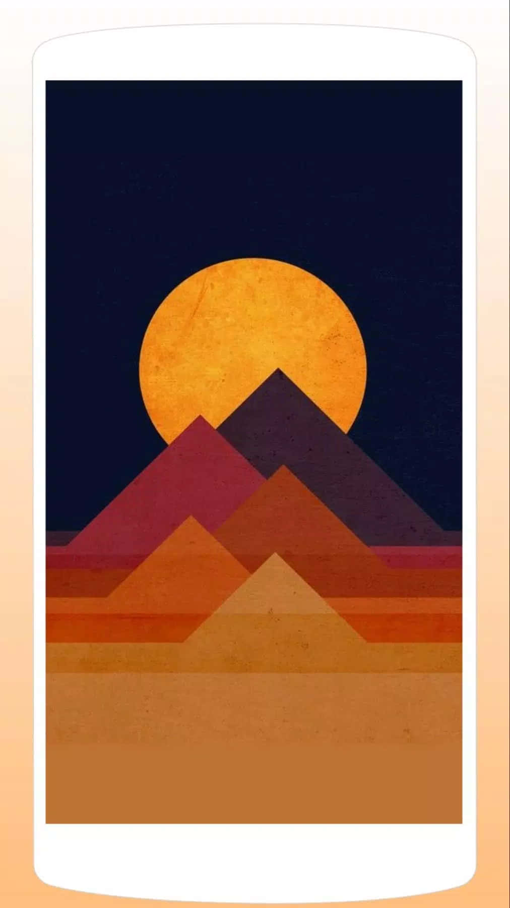 Pyramid Of The Moon Portrait Background