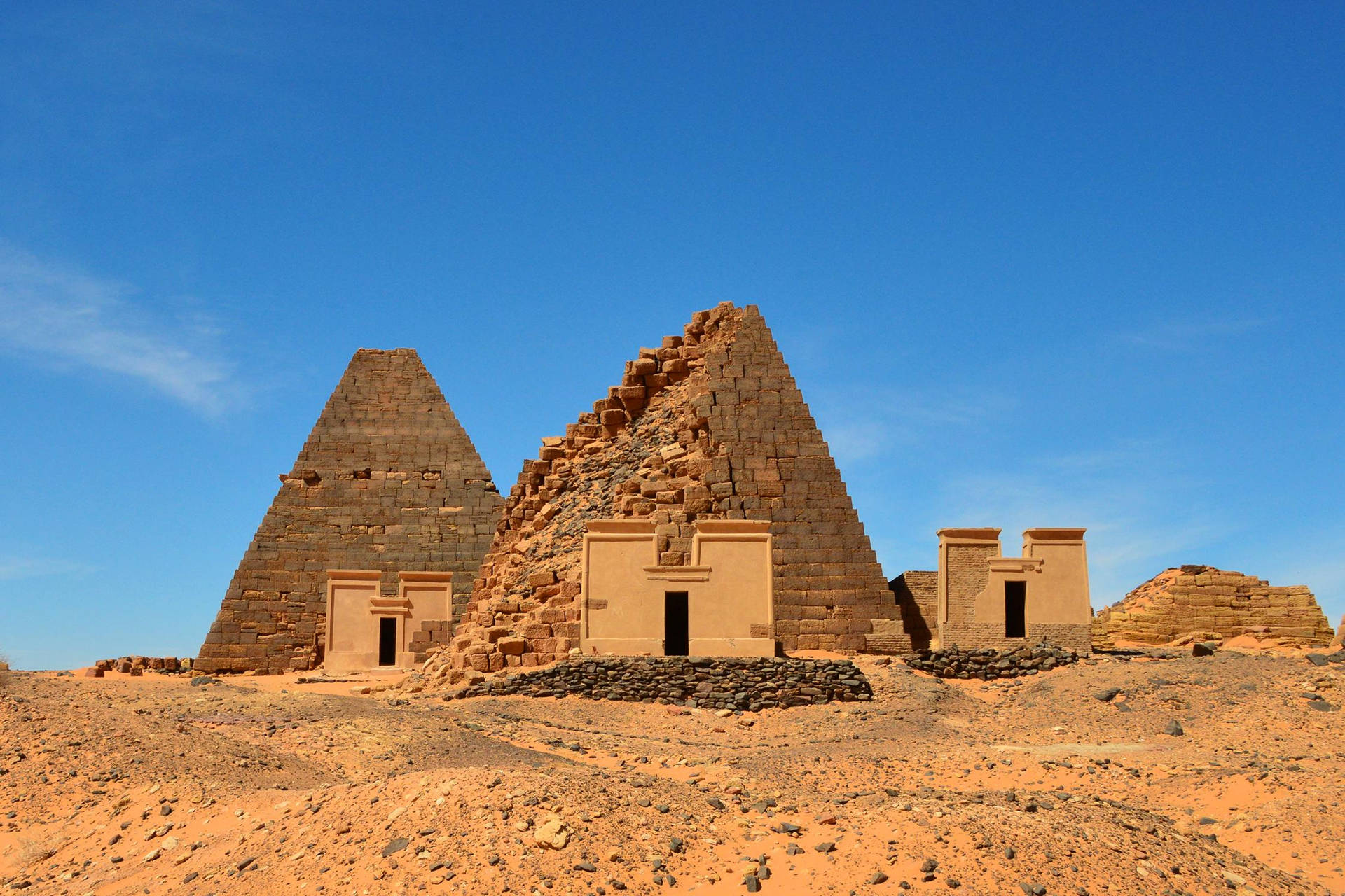 Pyramider I Sudan Wallpaper