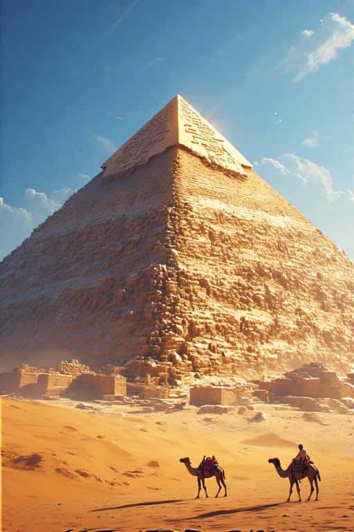 Pyramids Of Giza Timeless Desert 4k Wallpaper