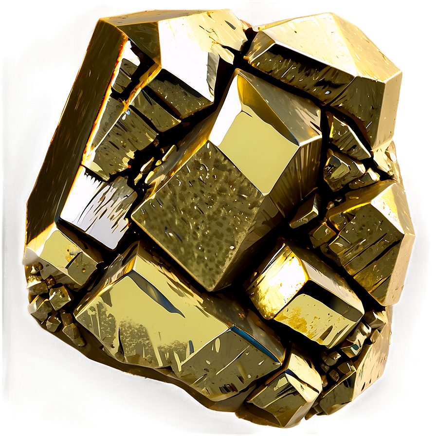 Pyrite Crystal Png 05242024 PNG