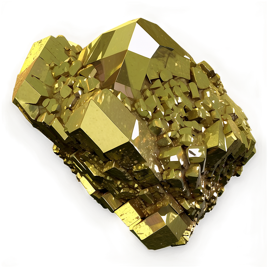 Pyrite Crystal Png Mor PNG