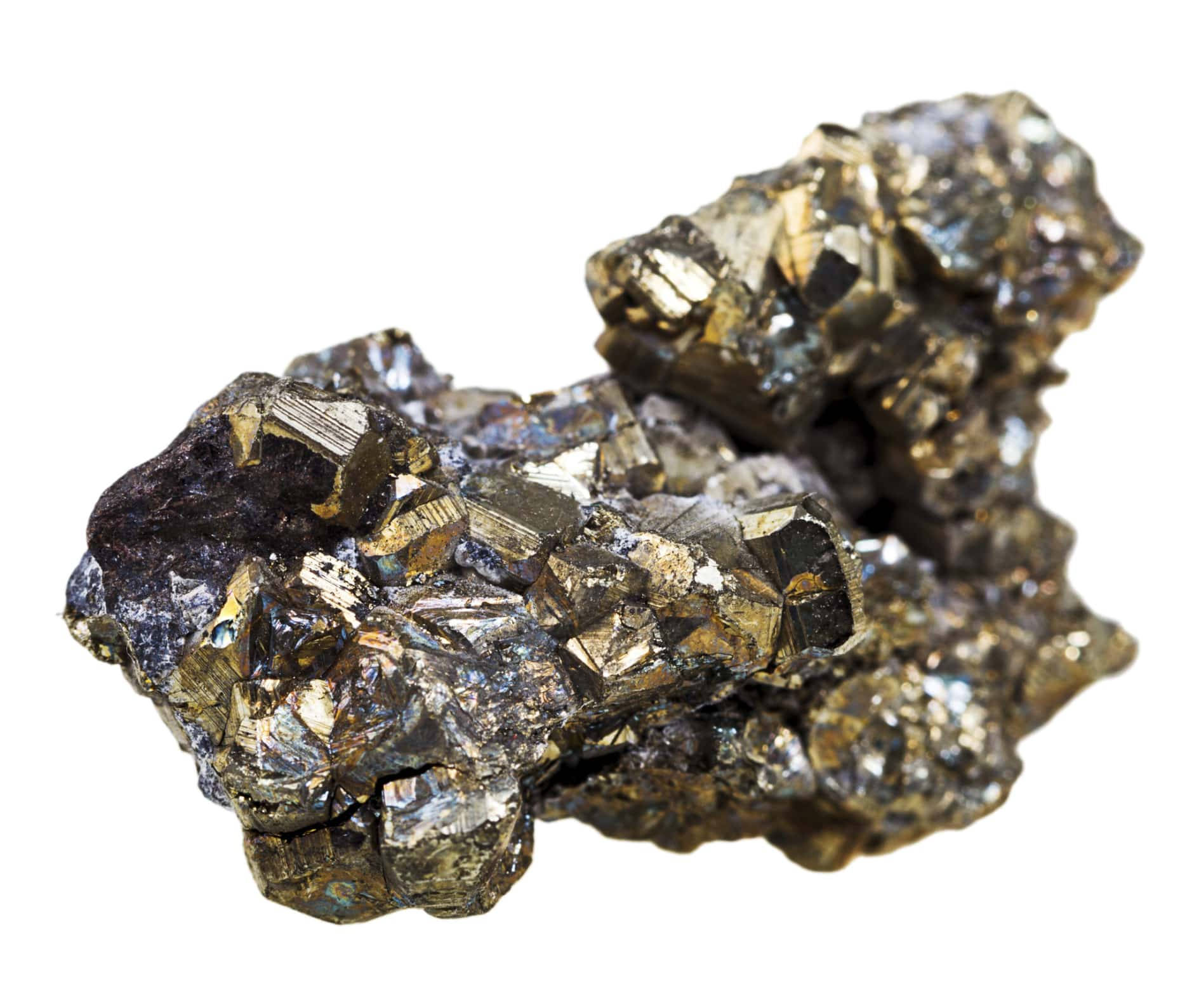 Pyrite That Contains Iron Up-close Wallpaper