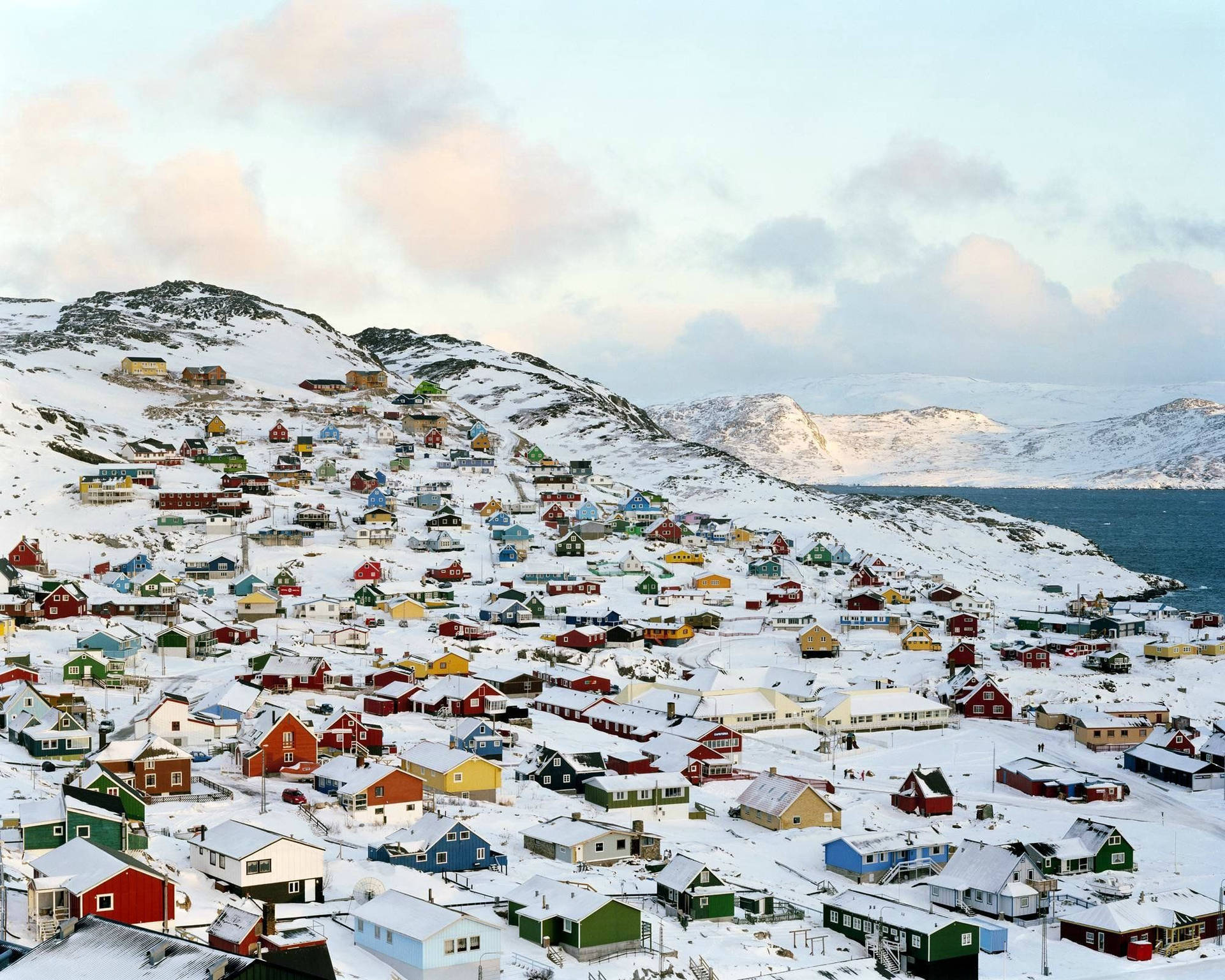 Qaqortoq Greenland Village
