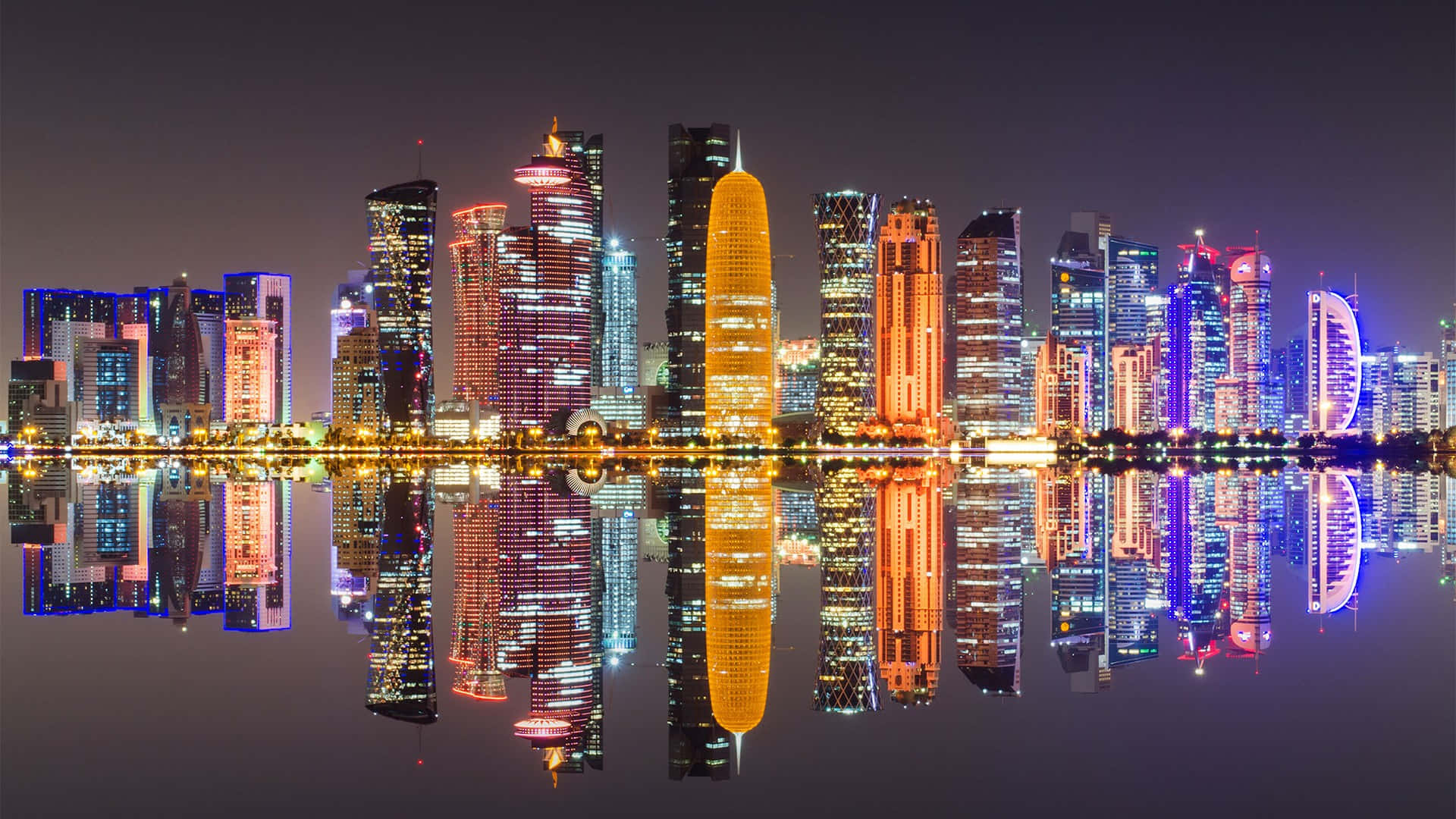Doha,die Moderne Hauptstadt Von Katar.