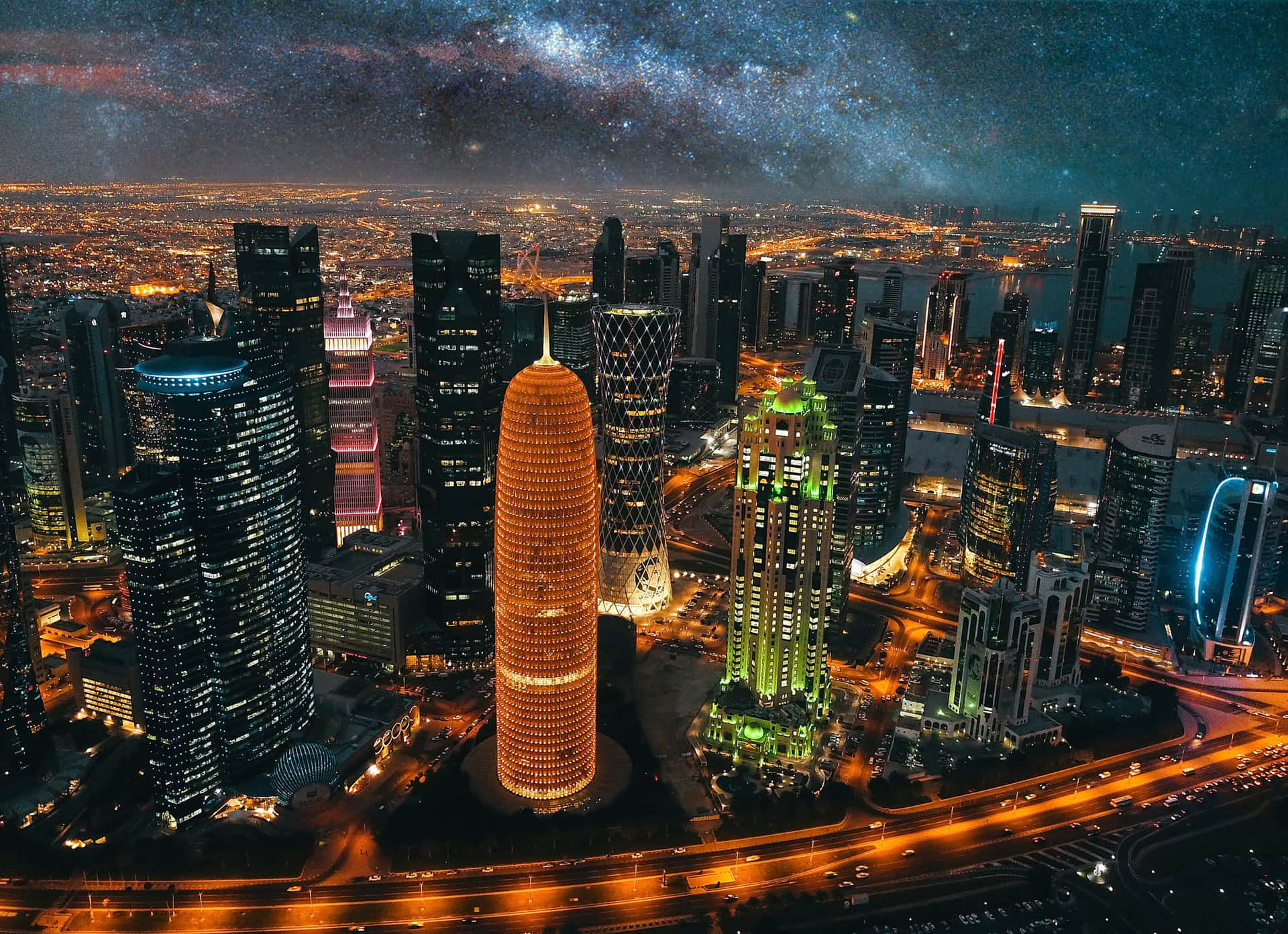 "The Dazzling City of Doha, Qatar"