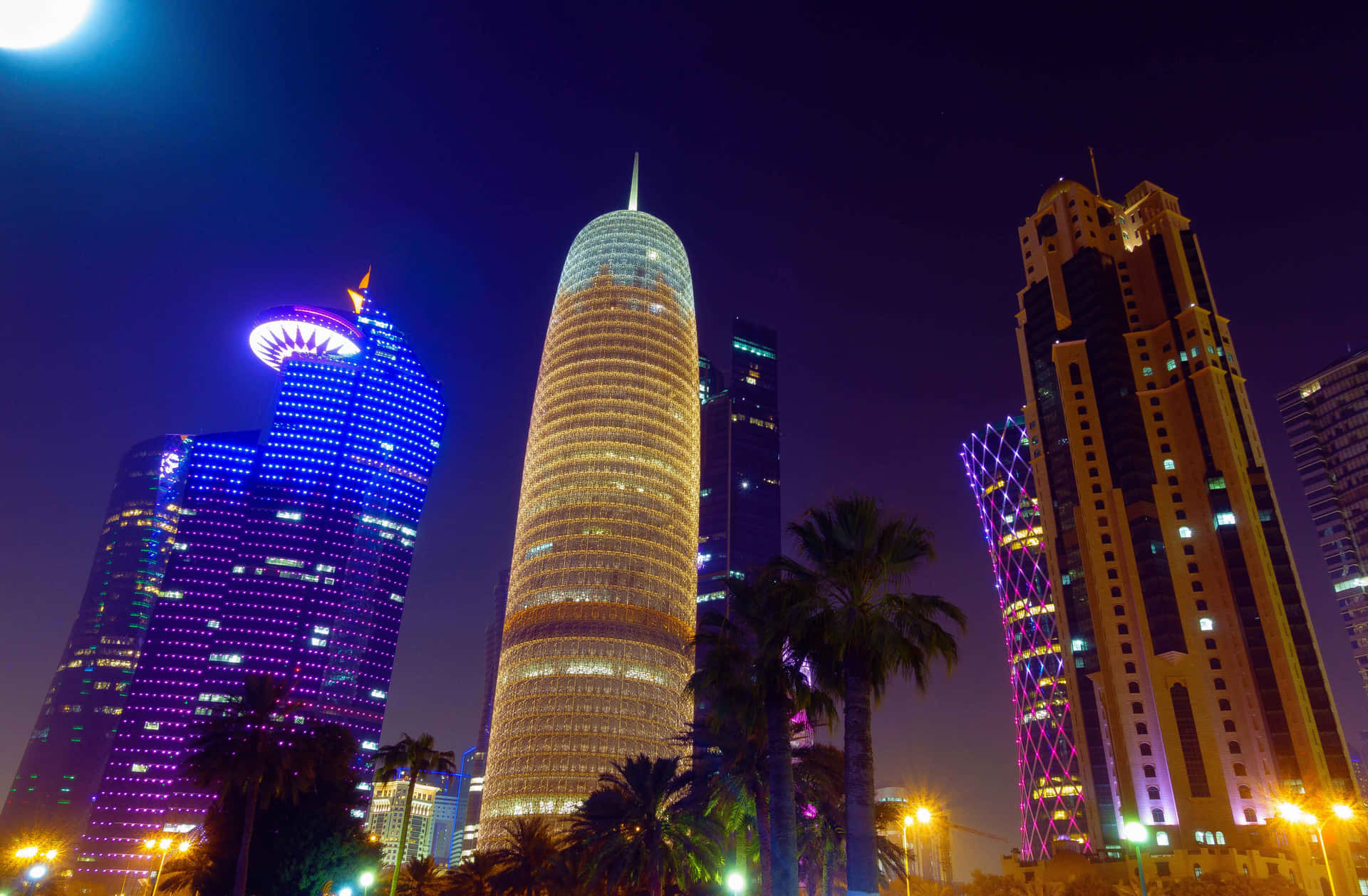 Picturesque skyline of Qatar