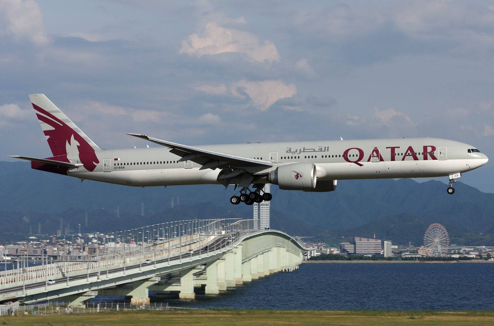 Qatar Airways In The Air Wallpaper