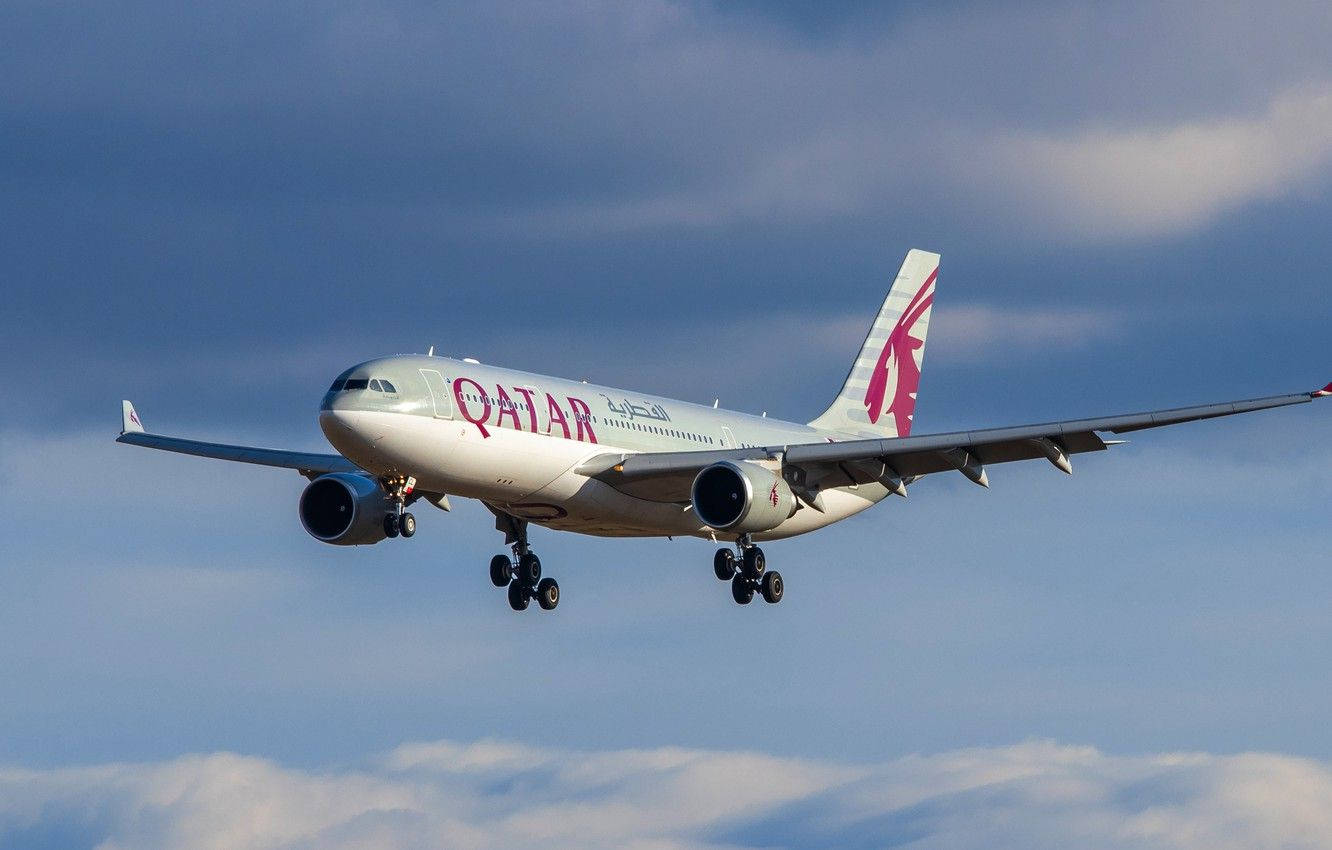 Aterrizajede Qatar Airways Fondo de pantalla