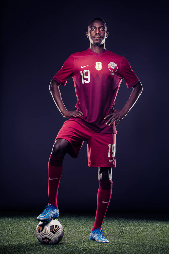 Qatar National Football Team Almoez Ali Poster