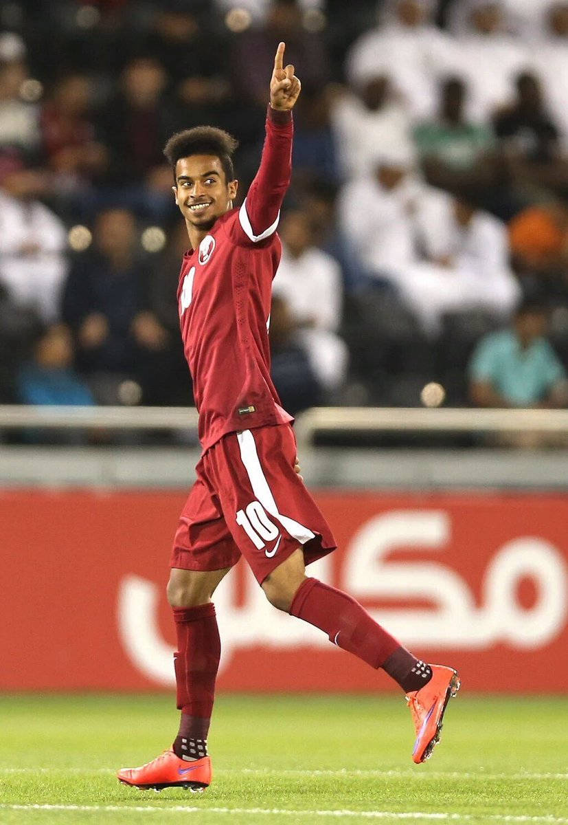 Qatar National Football Team Captain Forward Al-haydos Picture