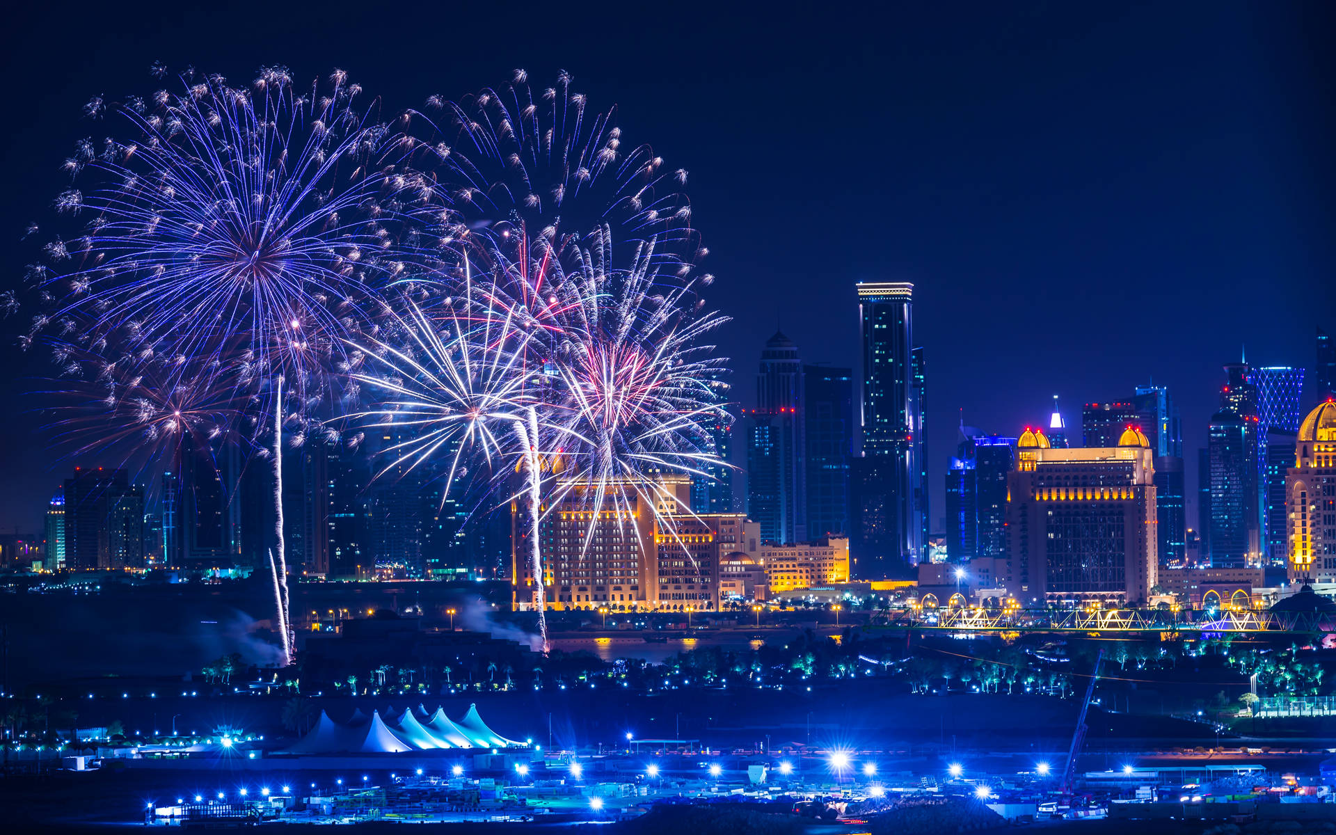 Qatar's Magical View Fireworks Display