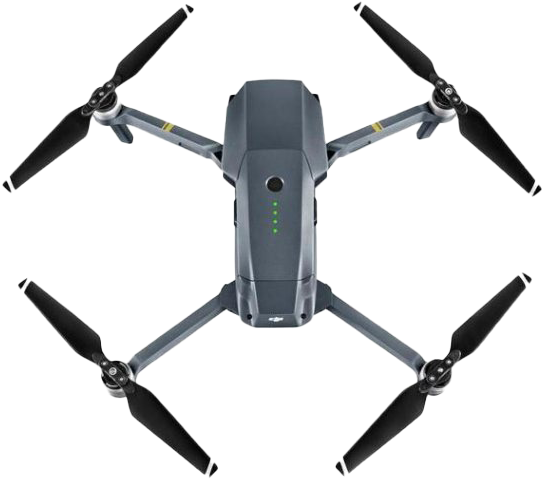 Quadcopter Drone Isolated PNG