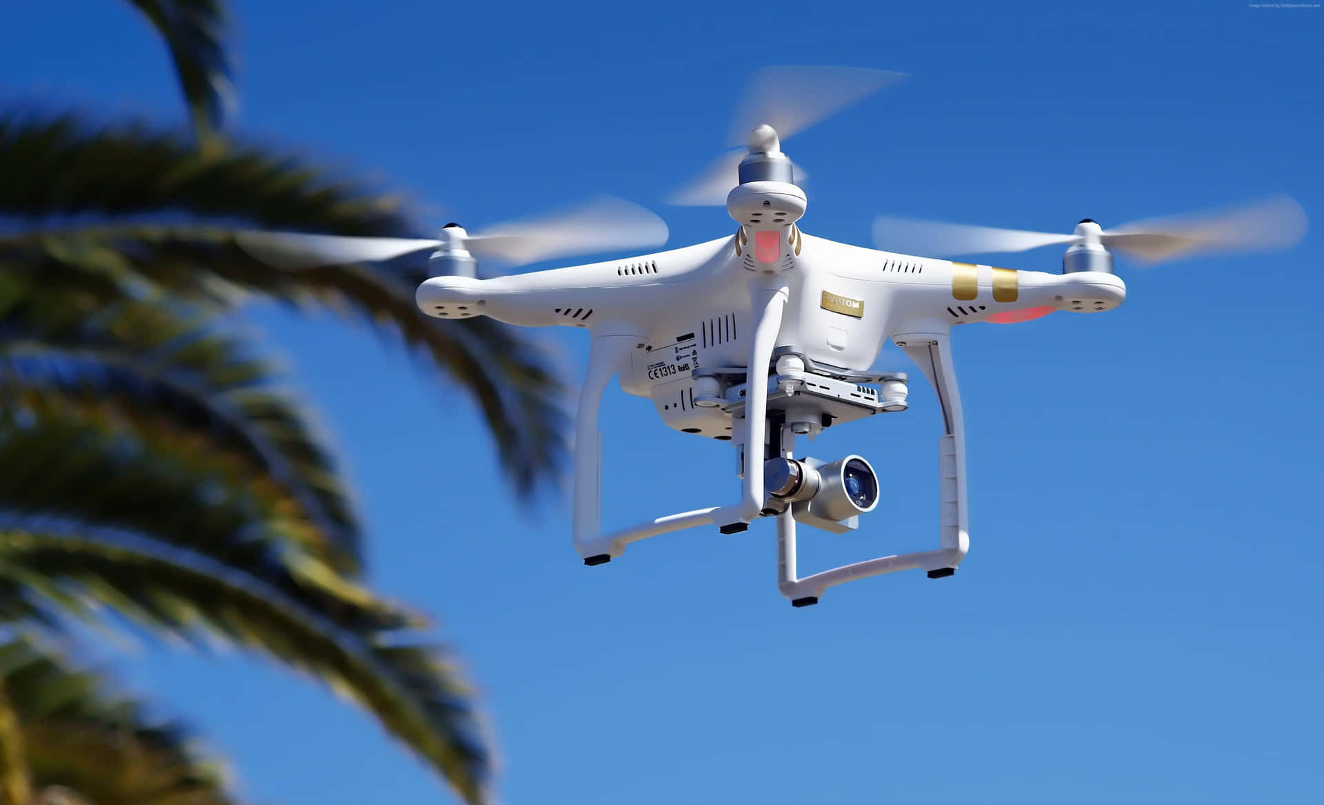 Quadcopter Dronein Sky Wallpaper