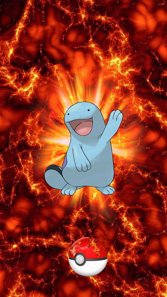Quagsire In Action. Wallpaper