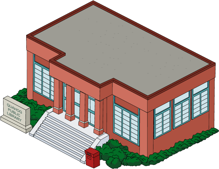 Quahog Public Library Cartoon PNG