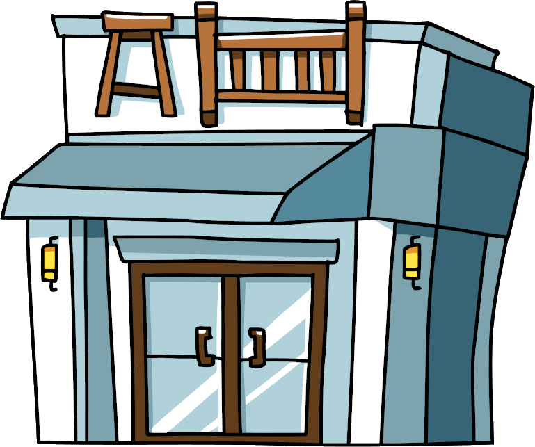 Quaint Animated Storefront PNG