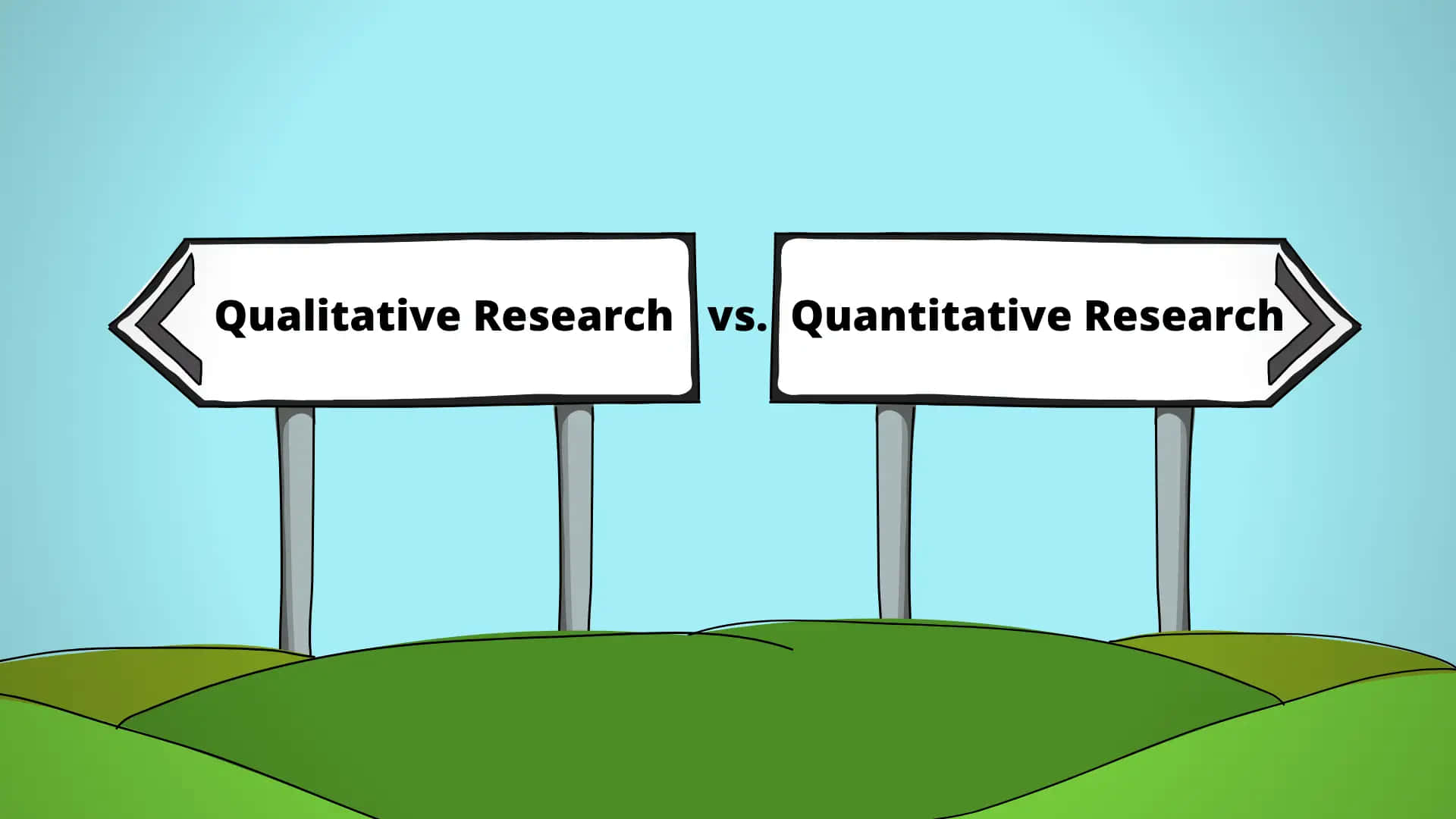Qualitative Versus Quantitative Research Directions Wallpaper