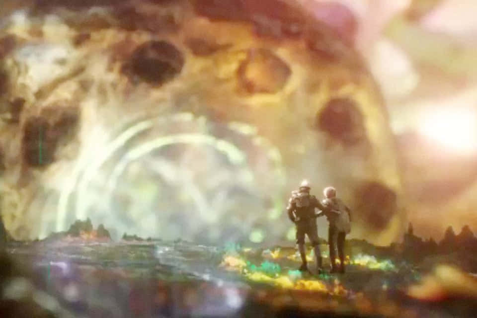 A Surreal Journey in the Quantum Realm Wallpaper