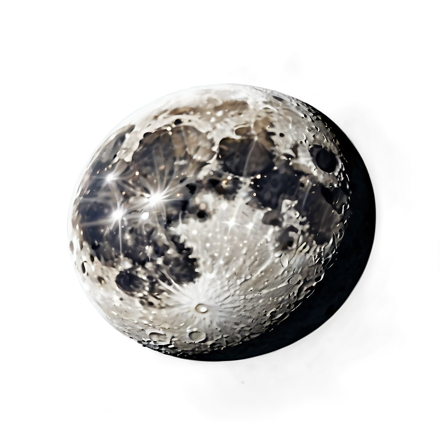 Quarter Moon Transparent Png 05252024 PNG