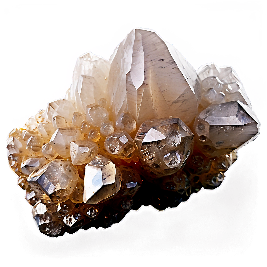 Quartz Crystal Cluster Png 06132024 PNG