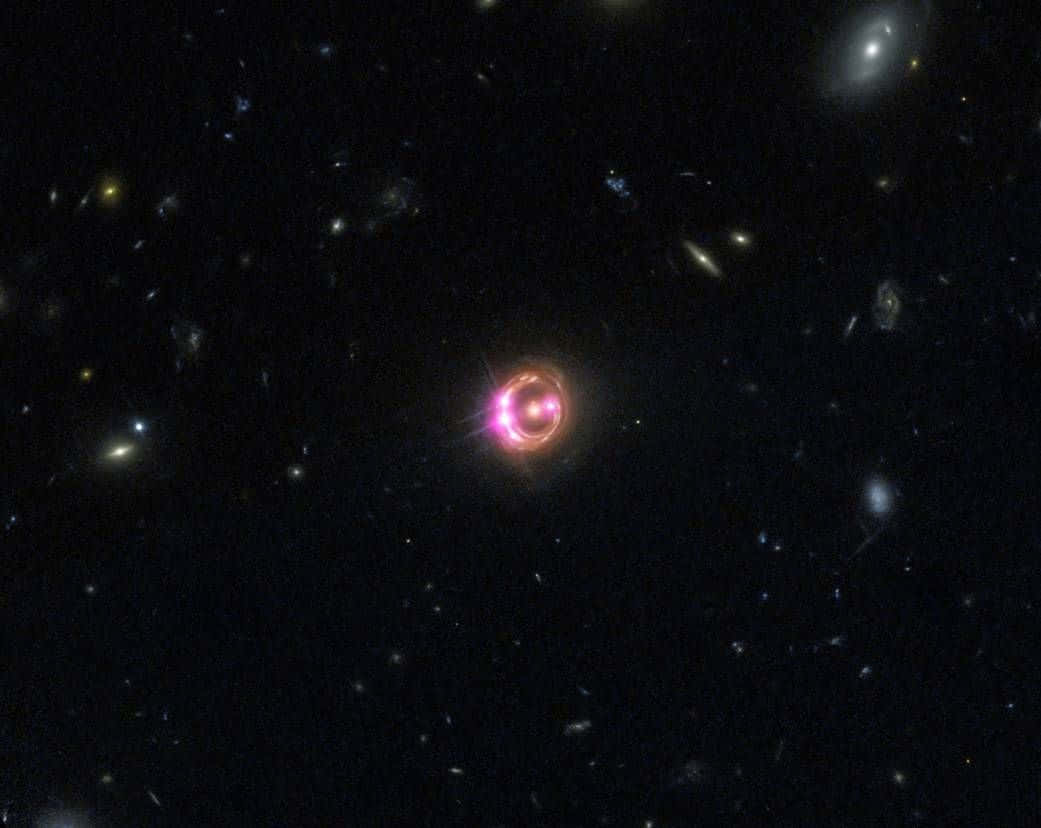 Magnificent Quasar in Deep Space Wallpaper