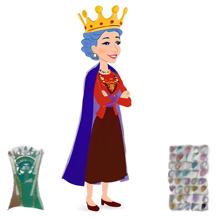 Download Queen Cartoon Character Png 77 | Wallpapers.com