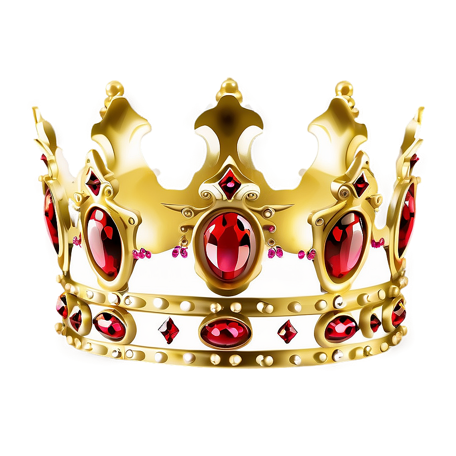 Queen Crown Gold Png 05212024 PNG