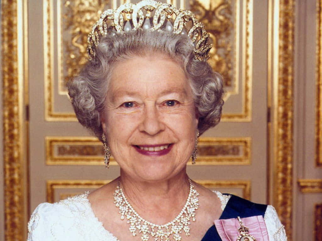 Queen Elizabeth II in a regal pose