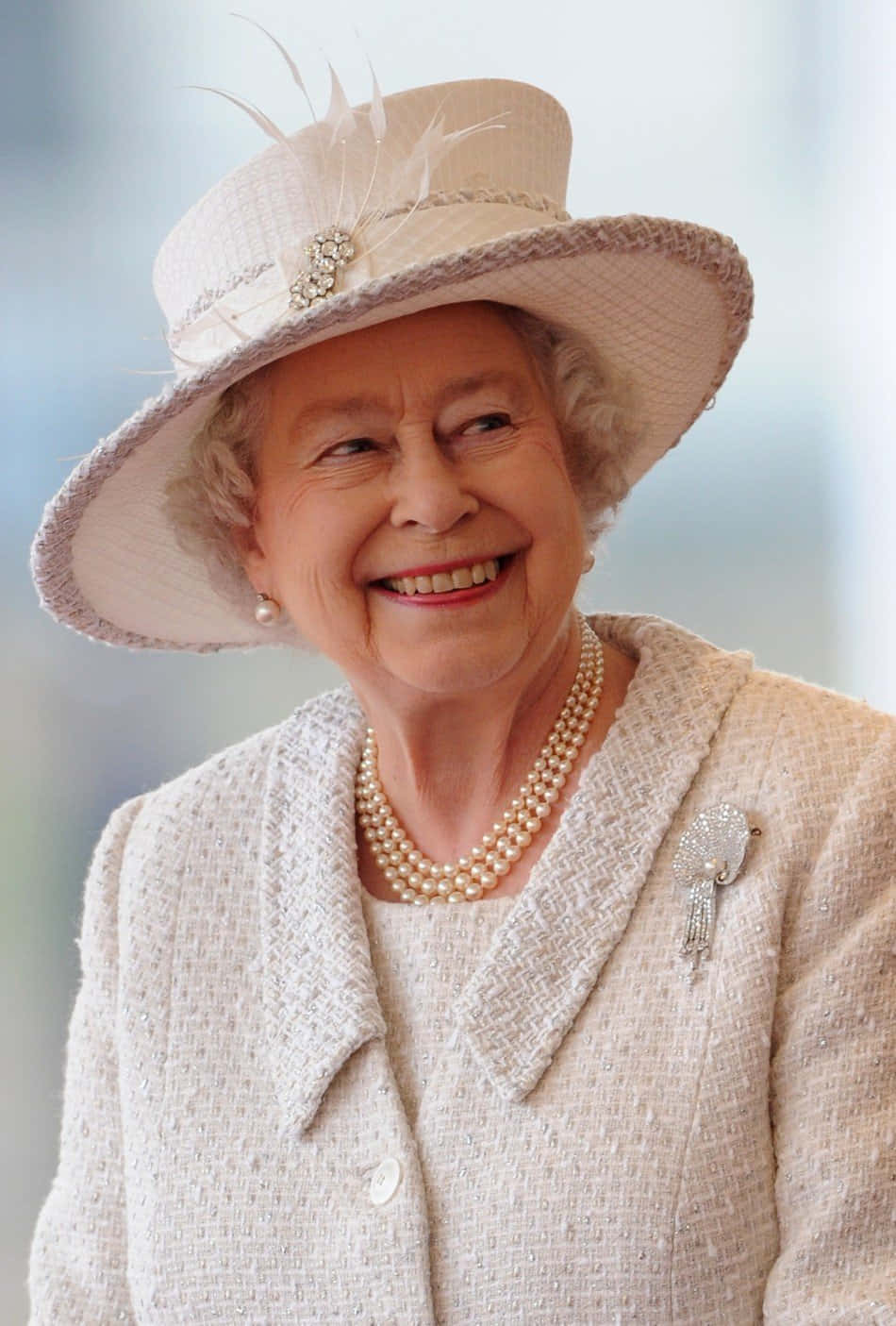 Glamorous Queen Elizabeth in Regal Attire
