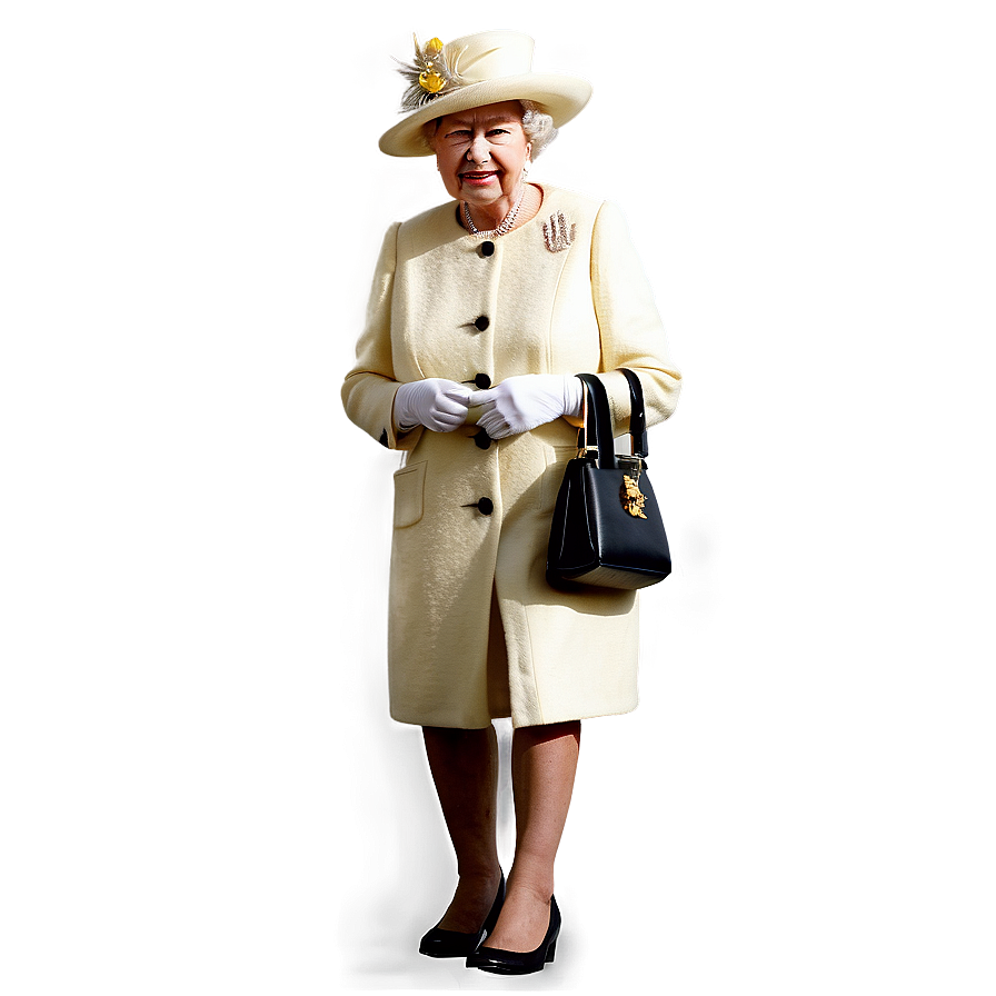 Queen Elizabeth Portrait Png 05212024 PNG