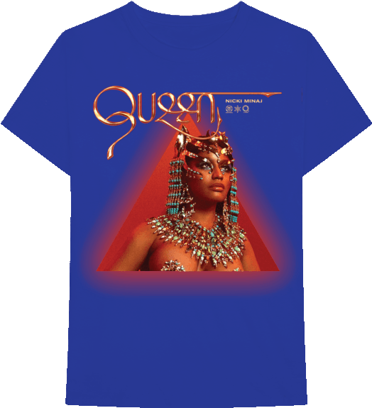 Queen Nicki Minaj Tshirt Design PNG
