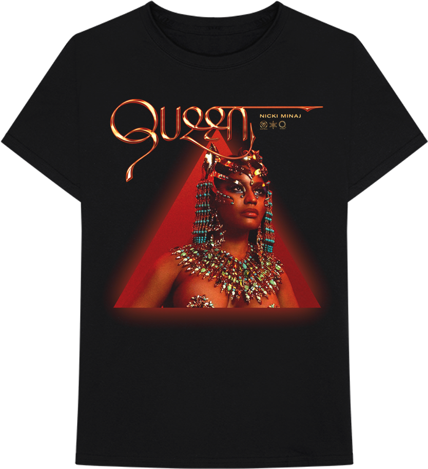 Queen Nicki Minaj Tshirt Design PNG