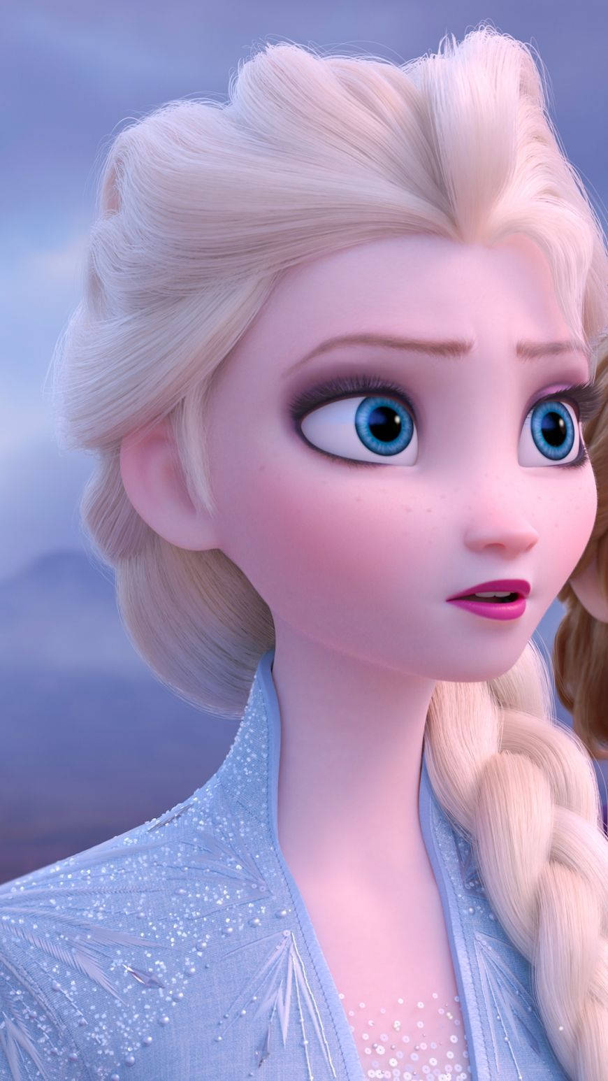 Queen Elsa of Arendelle ruling over the kingdom in Frozen 2 Wallpaper