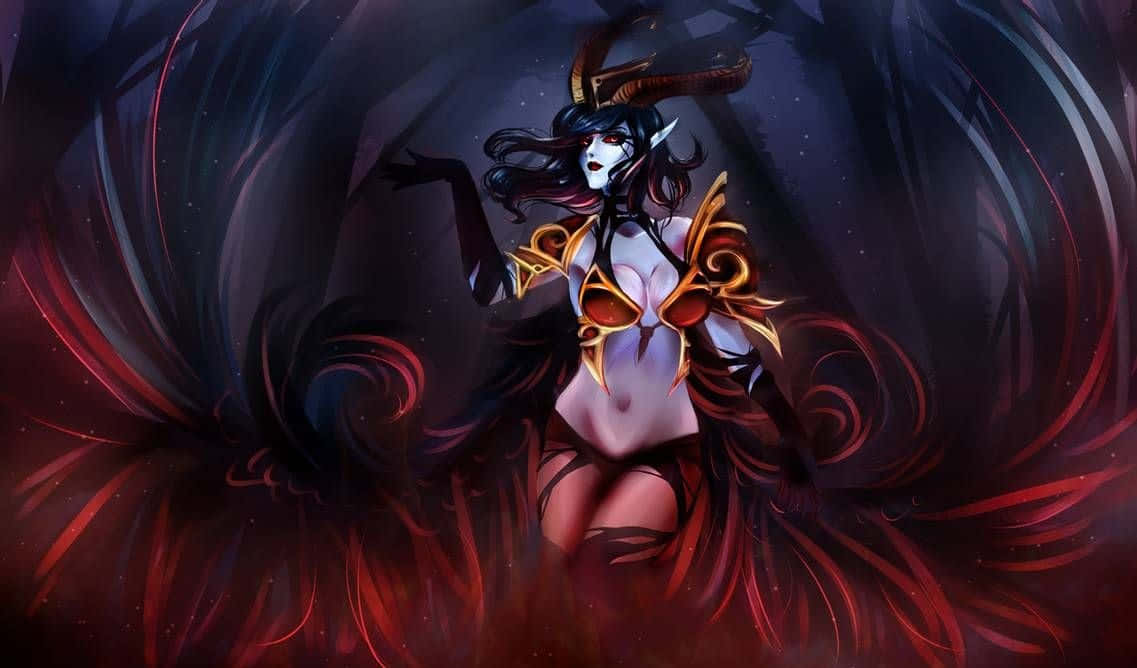 Windranger Kunkka And Queen Of Pain Dota 2 Heroes Full Hd Wallpapers  1920x1080 : Wallpapers13.com